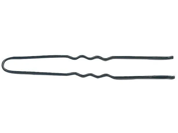 Vlnitá vlásenka Sibel - 7 cm, černá - 500 g (947050002) + dárek zdarma