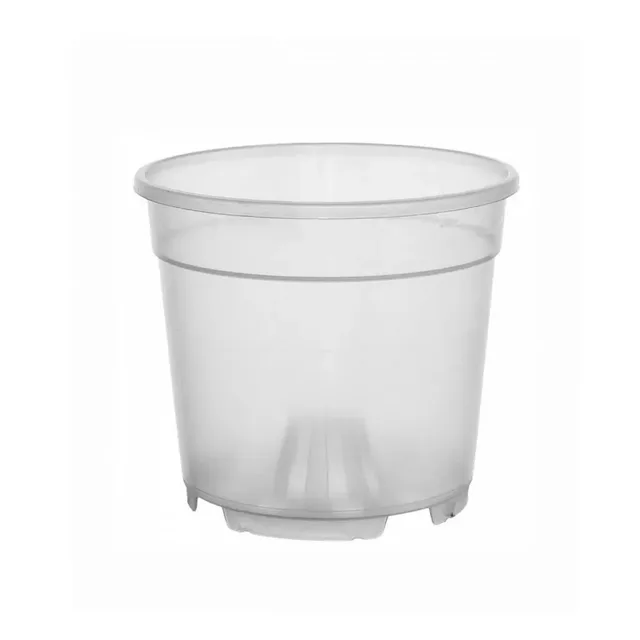 Vnitřní plastový květináč průhledný 19 cm