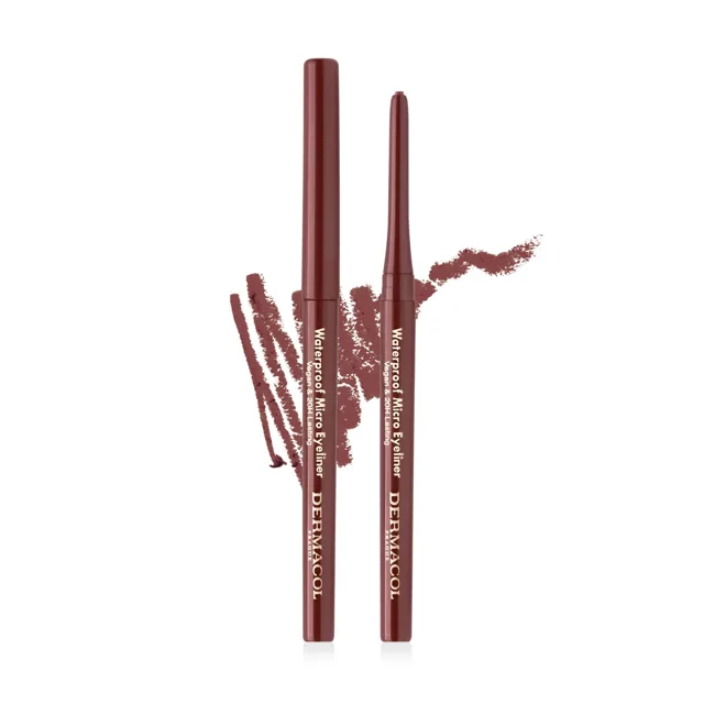 Voděodolná automatická tužka na oči č.02   bordó Dermacol - Oficiální e-shop Dermacol