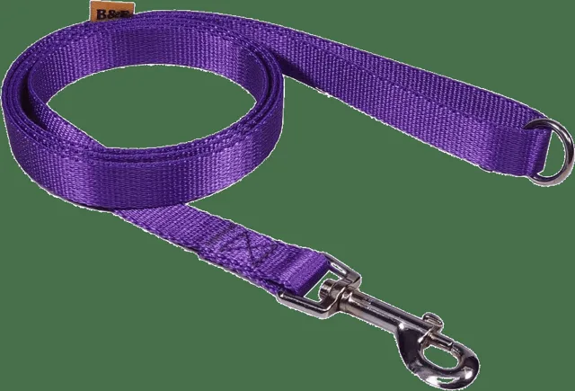 Vodítko BaF nylon fialové 2x150cm