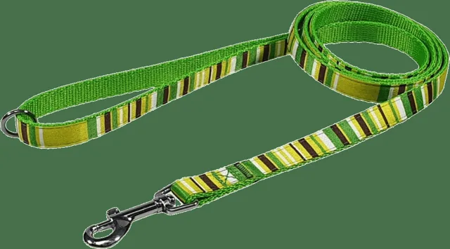 Vodítko BaF nylon proužky zelené 1x150cm