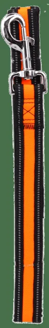 Vodítko Dog Fantasy Neoprene M/L oranžové 2,5x120cm