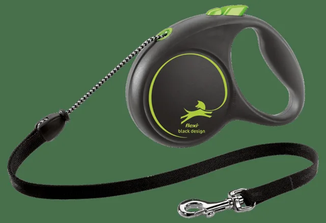 Vodítko Flexi Black Design lanko M 5m zelené