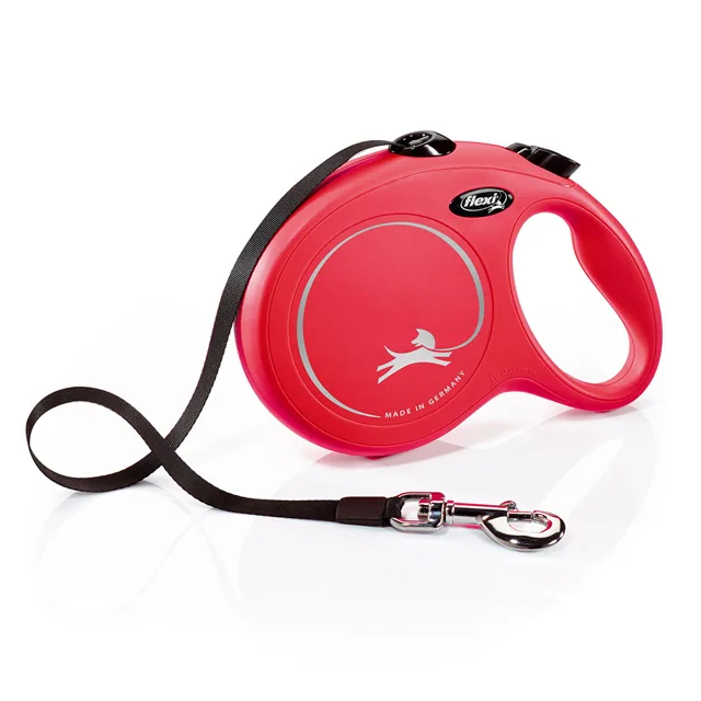 Vodítko flexi New Classic L pásek, červené, 8 m / 50 kg - Další příslušenství: Multibox černý