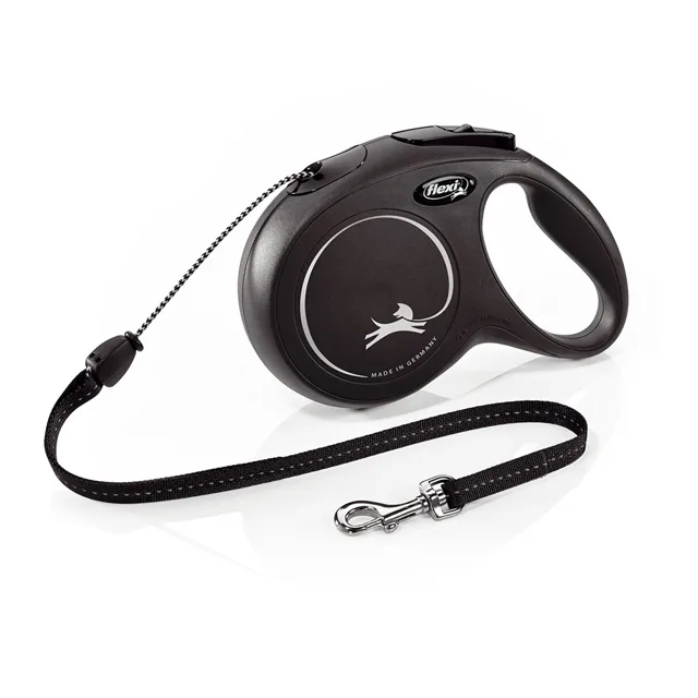 Vodítko flexi New Classic M lanko, černé, 8 m / 20 kg - Multibox černý
