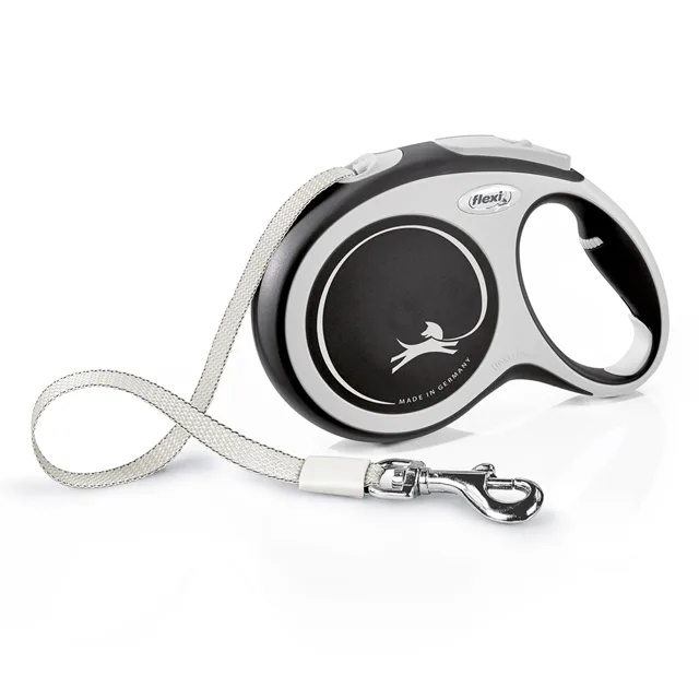 Vodítko flexi New Comfort L pásek, černé, 8 m / 50 kg - Další příslušenství: Multibox černý