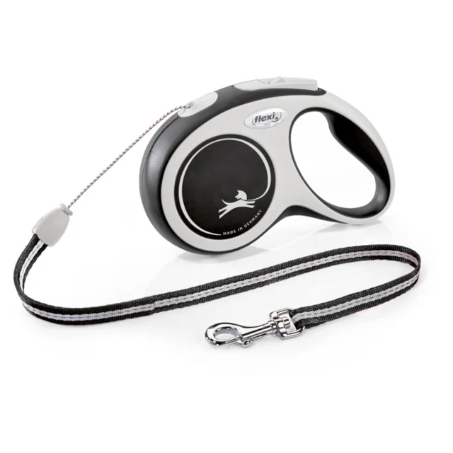 Vodítko flexi New Comfort S lanko, černé, 8 m / 12 kg - Další příslušenství: Multibox černý