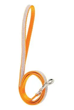 Vodítko kočka Shiny nylon oranžové 1m Zolux