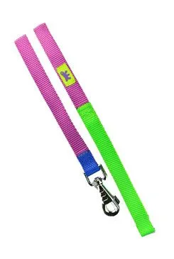 Vodítko nylon club G 20mmx120cm fialovo-zelené FP