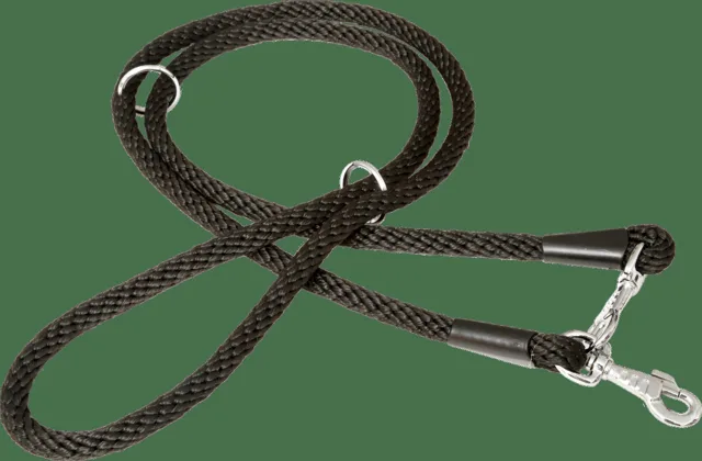 Vodítko přepínací lano Spirála BaF 1,4 cm x 2,4 m černá