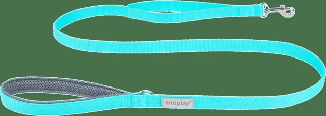 Vodítko pro psy Amiplay Samba modré S 150 cm × 1,5 cm