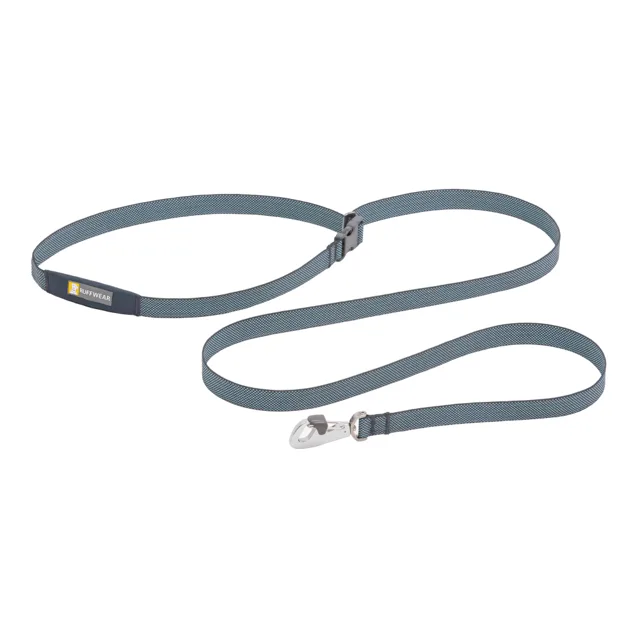 Vodítko RUFFWEAR Hi & Light Leash - Basalt Grey, délka 190 cm, šířka 20 mm