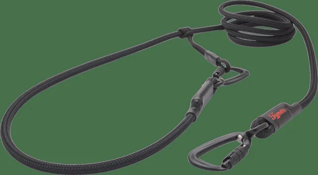 Vodítko Tamer Easylong lanové Twist 4-20 kg, 3 m černé