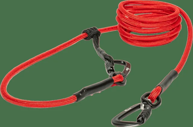 Vodítko Tamer Easylong lanové Twist 4-20 kg, 4 m červené
