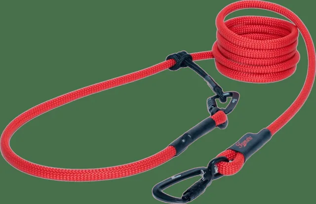 Vodítko Tamer Easylong lanové Twist 8-50 kg, 2,5 m červené