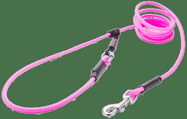 Vodítko Tamer lanové Easylong mini 2,5m ružové