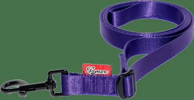 Vodítko Tamer Simple popruhové 2,5 m fialové
