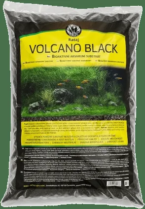 Volcano Black Rataj černý akvarijní substrát 2l