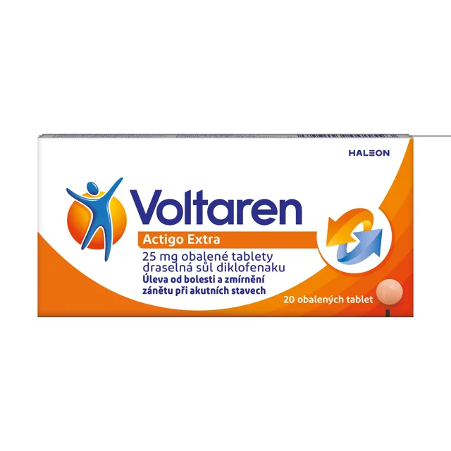 Voltaren Actigo Extra por.tbl.obd. 20 x 25 mg