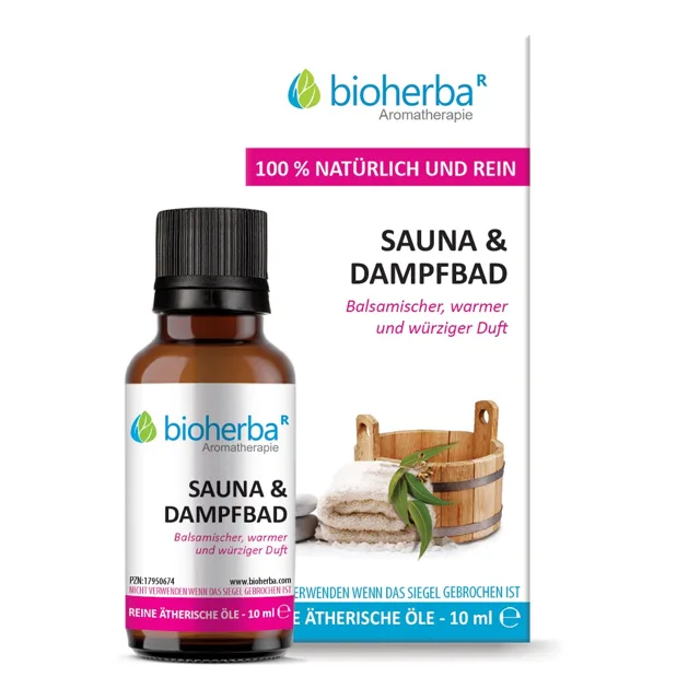 Vonná kompozice Sauna & parní lázeň - 10 ml - Bioherba