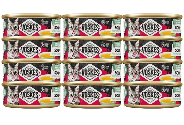 VOSKES Polévka s kuřetem 12x50 g polévka s kuřetem pro kočky