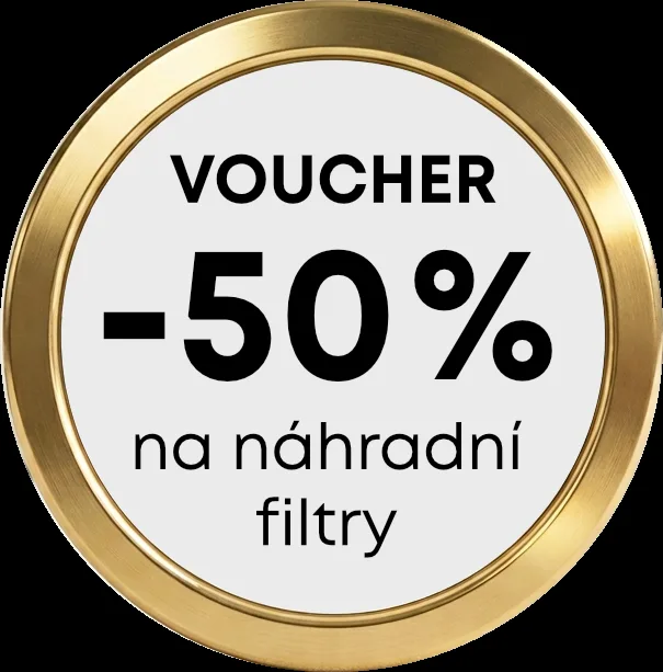 Voucher na náhradní filtry se slevou 50 %