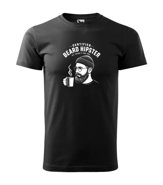 Vousaté triko Beard Hipster (XL)