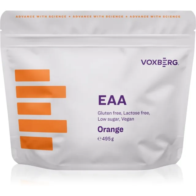Voxberg EAA komplex aminokyselin příchuť Orange 495 g