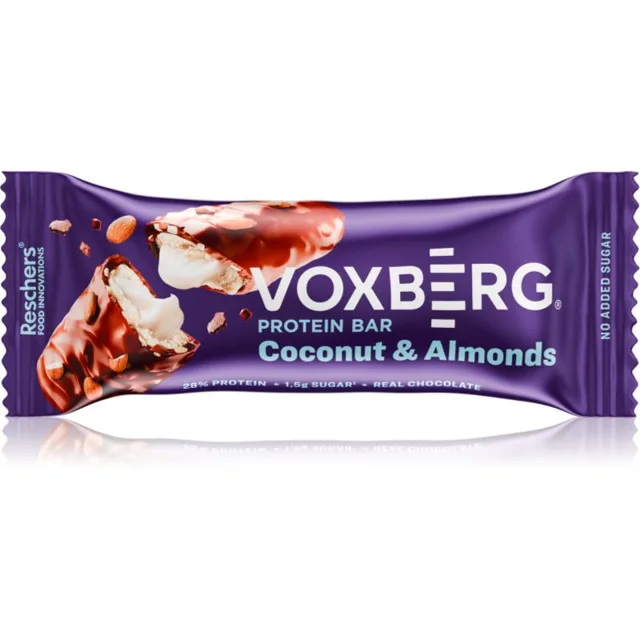Voxberg Proteinová tyčinka proteinová tyčinka bez přidaného cukru příchuť Coconut & Almond 50 g