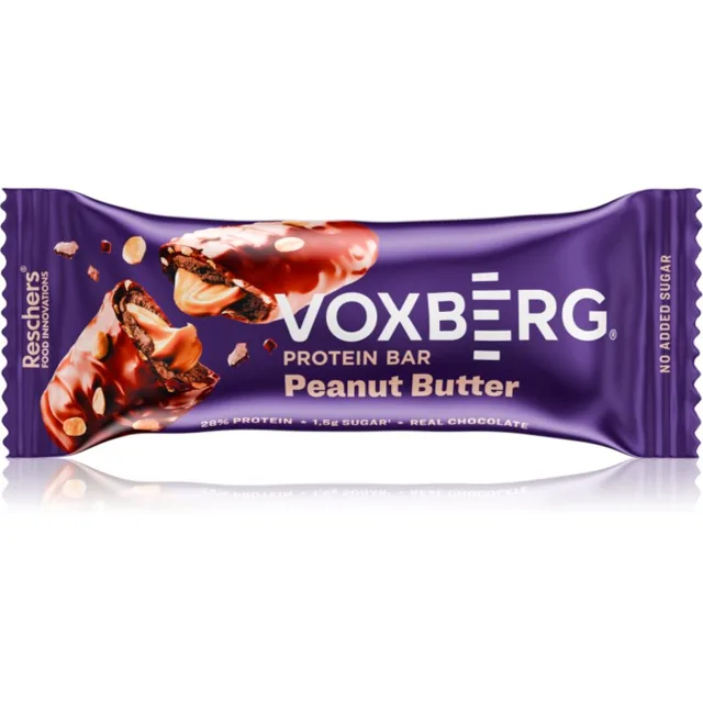 Voxberg Proteinová tyčinka proteinová tyčinka bez přidaného cukru příchuť Peanut Butter 50 g