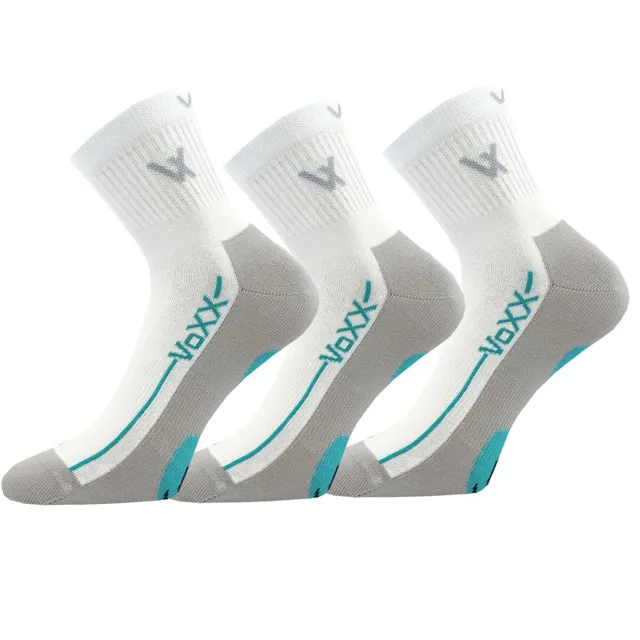 VoXX 3PACK ponožky bílé (Barefootan-white) M