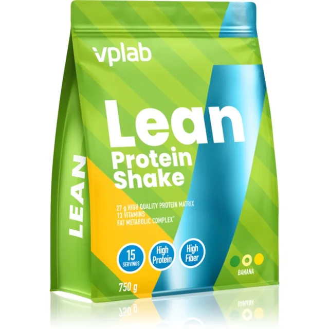 VPLab Lean Protein Shake syrovátkový protein příchuť Banana 750 g
