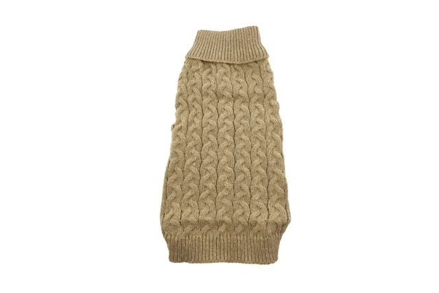 Vsepropejska Arno elastický svetr pro psa Barva: Béžová, Délka zad (cm): 28, Obvod hrudníku: 30 - 40 cm
