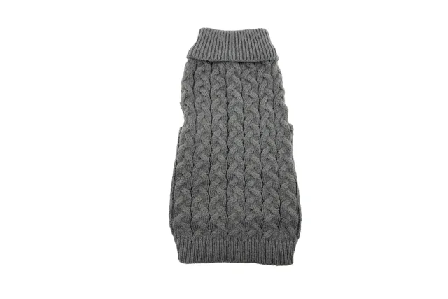 Vsepropejska Arno elastický svetr pro psa Barva: Šedá, Délka zad (cm): 22, Obvod hrudníku: 24 - 34 cm
