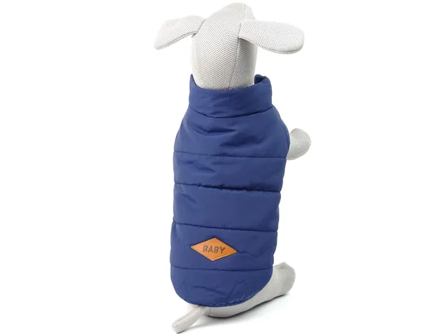Vsepropejska Baby zimní bunda pro psa Barva: Modrá, Délka zad (cm): 25, Obvod hrudníku: 39 - 42 cm