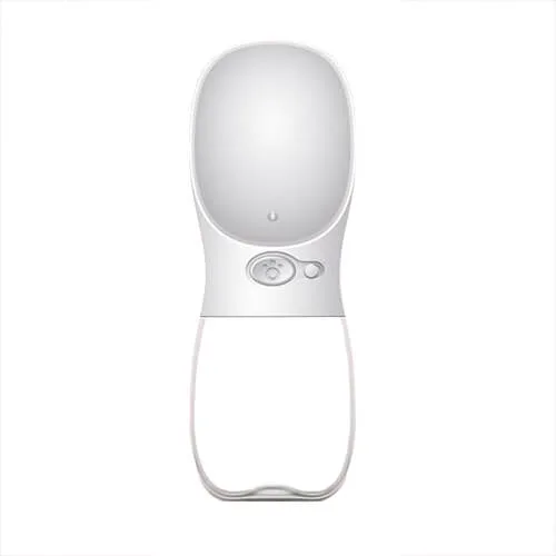 Vsepropejska Button cestovní láhev pro psa 350 ml Barva: Bílá