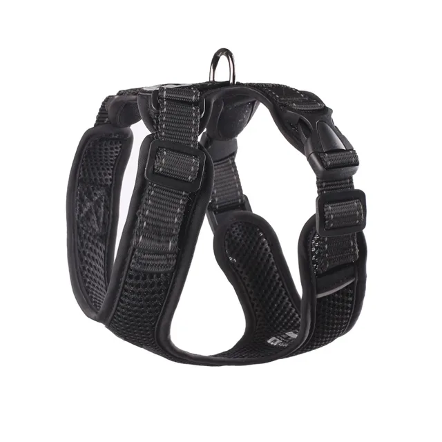 Vsepropejska Čoko černý postroj pro psa | 34 - 70 cm Barva: Černá, Obvod hrudníku: 34 - 44 cm
