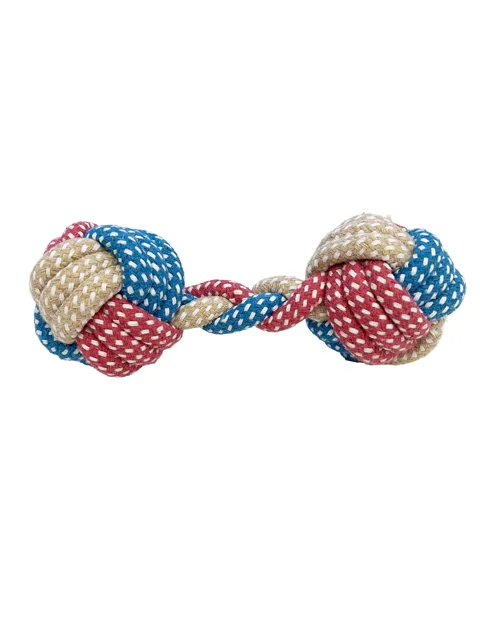 Vsepropejska Color barevná činka pro psa | 18 cm Barva: Modrá