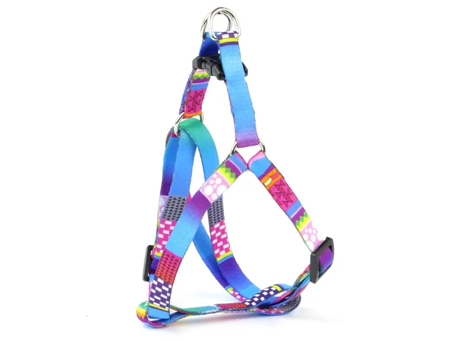 Vsepropejska Color barevný postroj pro psa | 25 - 38 cm Barva: Modrá