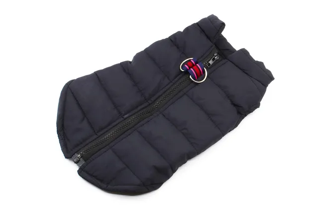 Vsepropejska Color-rainy obleček pro psa na zip Barva: Černá, Délka zad (cm): 58, Obvod hrudníku: 64 - 68 cm