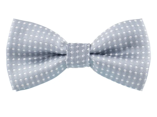 Vsepropejska Elegant stříbrný motýlek pro psa s puntíky | 25 - 42 cm