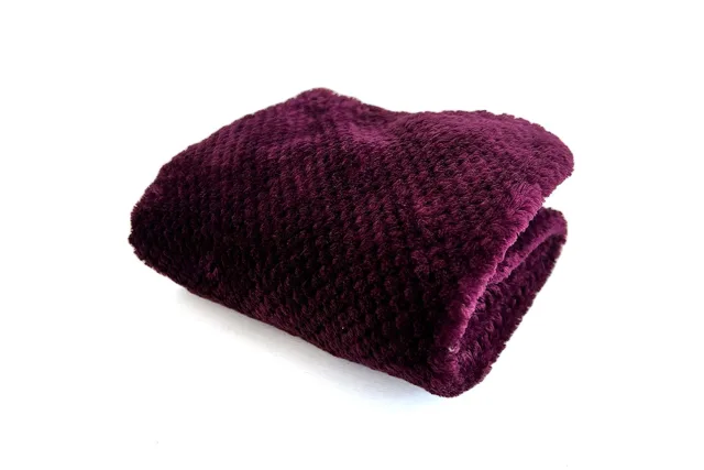 Vsepropejska Ella fialová deka pro psa Barva: Purpurová, Rozměr (cm): 65 x 45