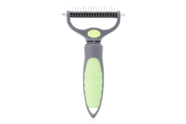 Vsepropejska Endy trimovací hřeben pro psa | 16 cm Barva: Zelená, Rozměr (cm): 5