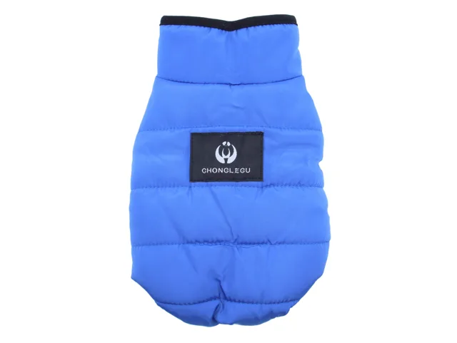 Vsepropejska Ferda zimní bunda pro psa Barva: Modrá, Délka zad (cm): 40, Obvod hrudníku: 48 - 52 cm