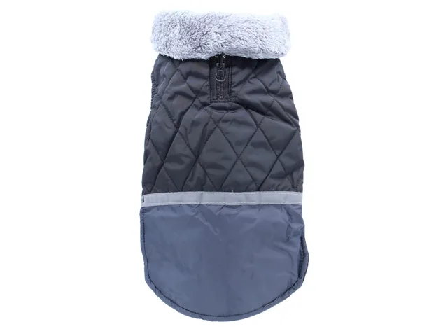Vsepropejska Fogy podzimní bunda pro psa Barva: Černá, Délka zad (cm): 44, Obvod hrudníku: 64 - 72 cm