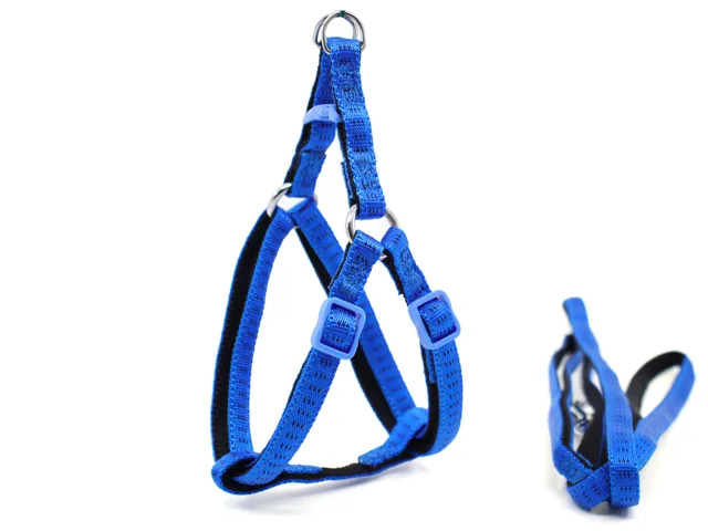 Vsepropejska Fugas postroj pro psa s vodítkem Barva: Tmavě modrá, Obvod hrudníku: 30 - 45 cm