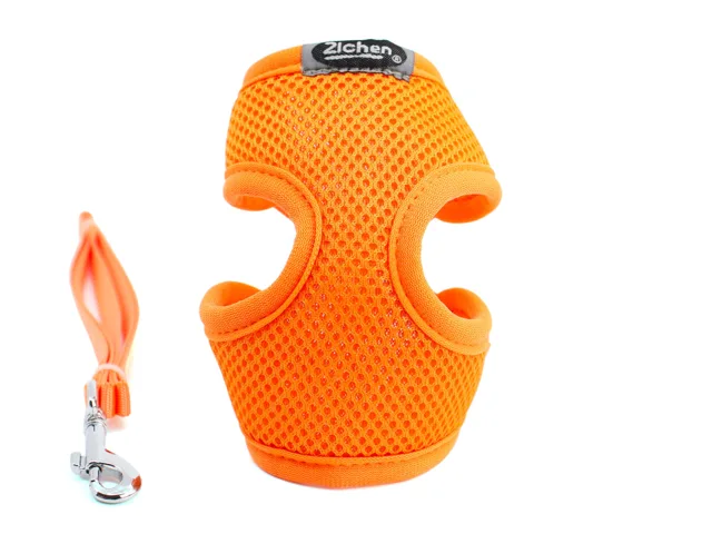 Vsepropejska Fuksa postroj pro psa s vodítkem Barva: Oranžová, Obvod hrudníku: 26 - 50 cm