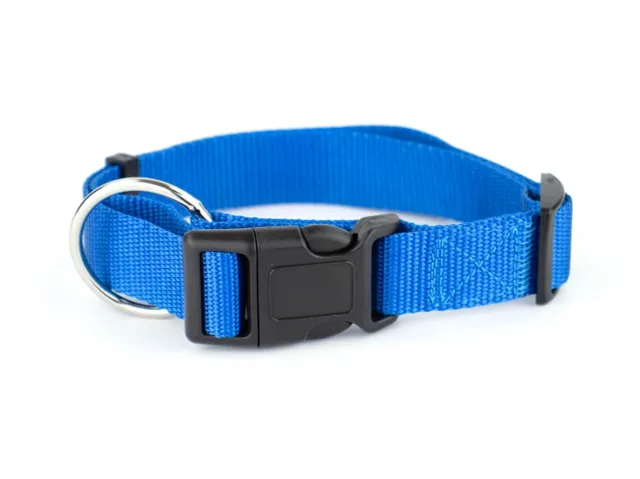 Vsepropejska Get nylonový stahovací obojek | 26 - 54 cm Barva: Modrá, Obvod krku: 26 - 43 cm