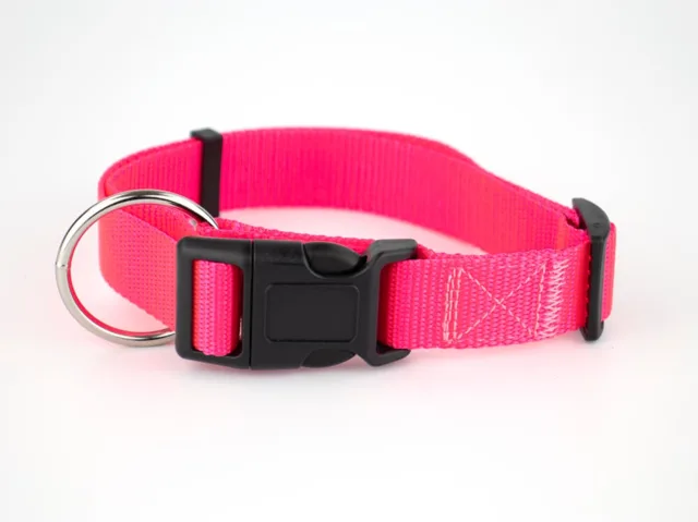 Vsepropejska Get nylonový stahovací obojek | 26 - 54 cm Barva: Růžová, Obvod krku: 33 - 54 cm