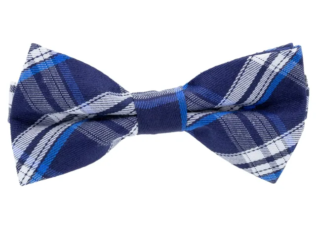 Vsepropejska Harvard modrý károvaný motýlek pro psa | 20 - 44 cm